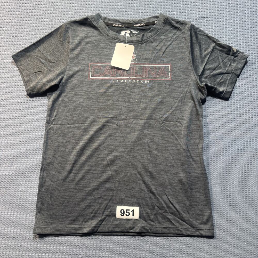 Russell Carolina  Short Sleeve Shirt Men Sz M‎ Black Brand New
